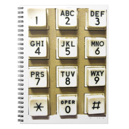 Telefoonnummers Notitieboek (Voorkant)