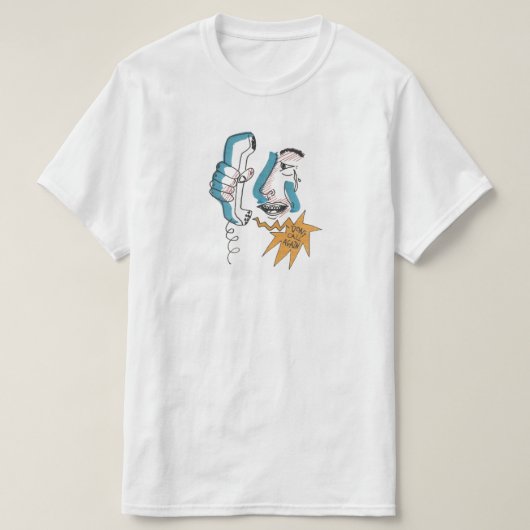 Telefoonoperator T-shirt (Design voorkant)