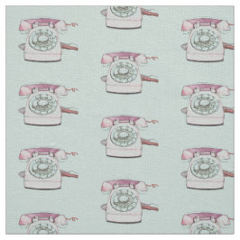  telefoonpatroon herhalen - Seafoam Stof