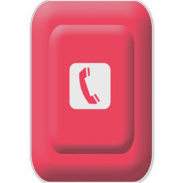 Telefoonprop voor noodgevallen sticker
