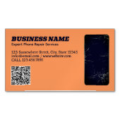 Telefoonreparatie QR Magnetisch Visitekaartje (Voorkant)
