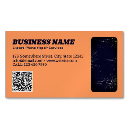 Telefoonreparatie QR Magnetisch Visitekaartje