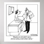 Telefoons & Demolition Derbys Poster (Voorkant)