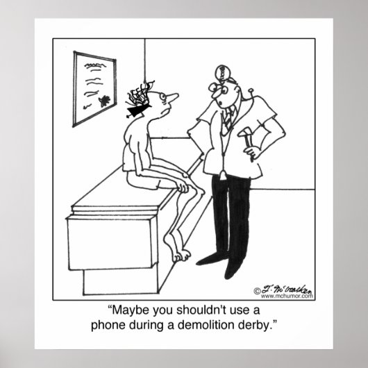 Telefoons & Demolition Derbys Poster (Voorkant)