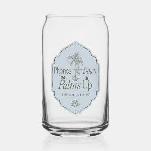 Telefoons omlaag, handpalmen omhoog - De witte lot Blikvorm Glas
