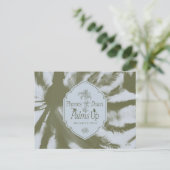 Telefoons omlaag, handpalmen omhoog - De witte lot Briefkaart (Staand voorkant)