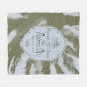 Telefoons omlaag, handpalmen omhoog - De witte lot Fleece Deken (Voorkant (Horizontaal))