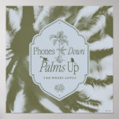 Telefoons omlaag, handpalmen omhoog - De witte lot Poster (Voorkant)