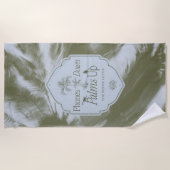 Telefoons omlaag, handpalmen omhoog - De witte lot Strandlaken (Voorkant)