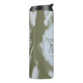 Telefoons omlaag, handpalmen omhoog - De witte lot Thermosbeker (Gedraaid links)