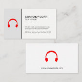 Telefoonservice Call Center Tech Support Afsprakenkaartje (Voorkant / Achterkant)