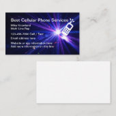 Telefoonservice met mobiele telefonie visitekaartje (Voorkant / Achterkant)