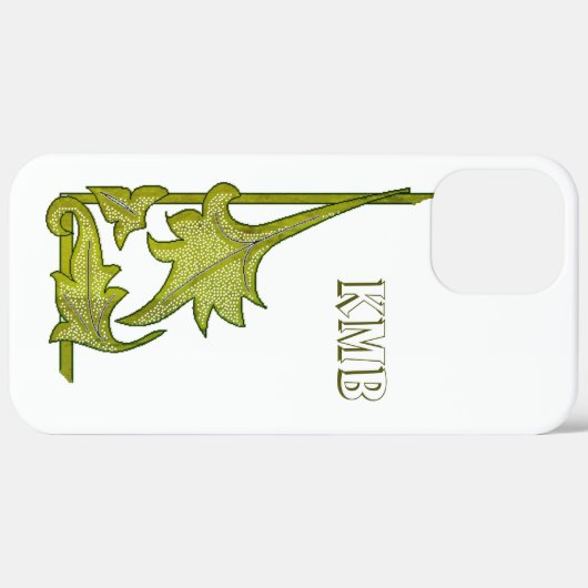 Telefoontas - Groene leafy Bracket Case-Mate iPhone Case (Achterkant (horizontaal))