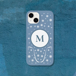 Telefoontas met blauwventilator voor monogrammen v Case-Mate iPhone 14 hoesje