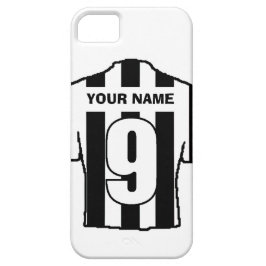 Telefoontas met Club Colors. Zwart-wit Shirt Case-Mate iPhone Case