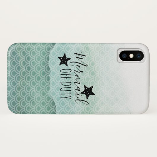 Telefoontas met groene Waterverf voor Mermaid Off  Case-Mate iPhone Case (Achterkant (horizontaal))