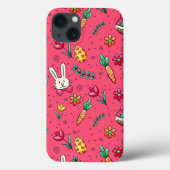 Telefoontas met herkenbaar Roos paaspatroon Case-Mate iPhone Case (Achterkant)