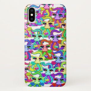 Telefoontas met kleurrijke dragon voor Cartoon Case-Mate iPhone Case