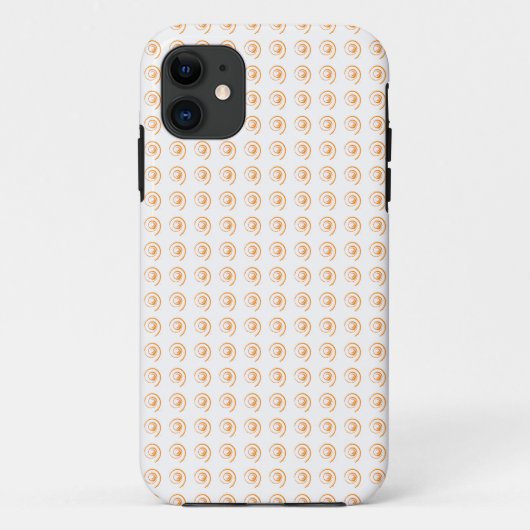 Telefoontas met Oranje twitteraars Case-Mate iPhone Case (Achterkant)