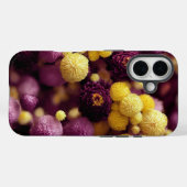 Telefoontas met Paars en gele bloemen Case-Mate iPhone Case (Achterkant (horizontaal))