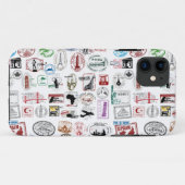 Telefoontas met reisstempel Case-Mate iPhone case (Achterkant (horizontaal))