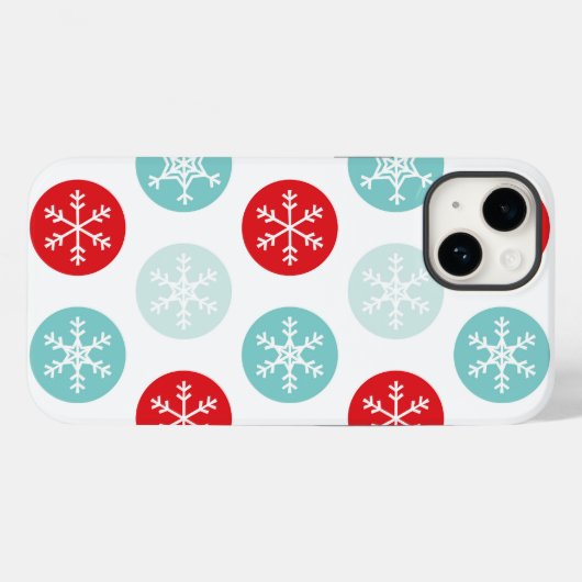 Telefoontas met rode en blauwe tinten Case-Mate iPhone case (Achterkant (horizontaal))