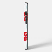 Telefoontas met rode en blauwe tinten Case-Mate iPhone case (Achterkant / Links)