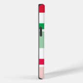 Telefoontas met rode en groene kerststrepen Case-Mate iPhone case (Achterkant / Rechts)