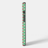 Telefoontas met rode, witte en groene pols Case-Mate iPhone case (Achterkant / Links)