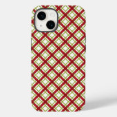 Telefoontas met rood en groen kerstcadeautje Case-Mate iPhone case (Achterkant)