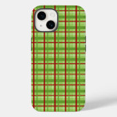 Telefoontas met rood en groen kerstcadeautje Case-Mate iPhone case (Achterkant)