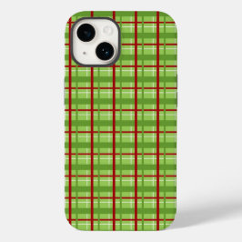 Telefoontas met rood en groen kerstcadeautje Case-Mate iPhone 14 hoesje