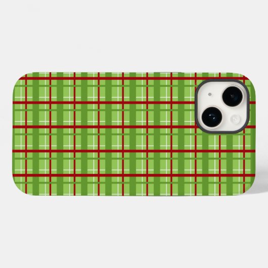 Telefoontas met rood en groen kerstcadeautje Case-Mate iPhone case (Achterkant (horizontaal))