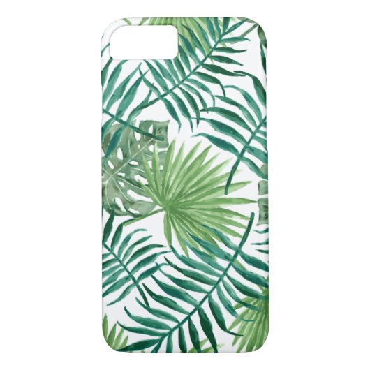 Telefoontas met tropische handpalmen met wielklepp Case-Mate iPhone case (Achterkant)