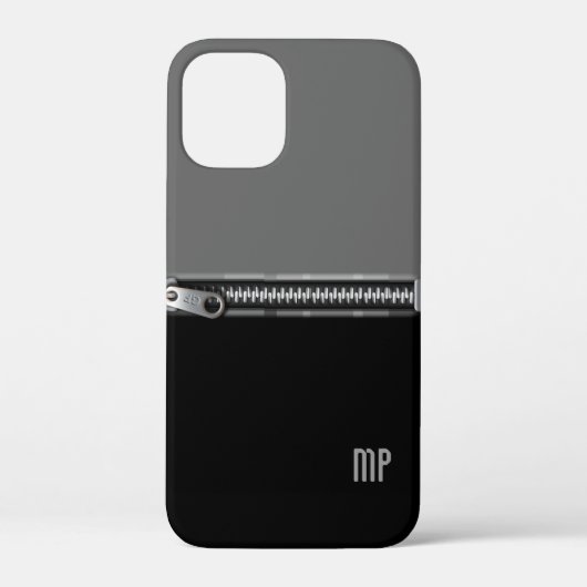 Telefoontas met "Zipper" en je initialen Case-Mate iPhone Case (Achterkant)