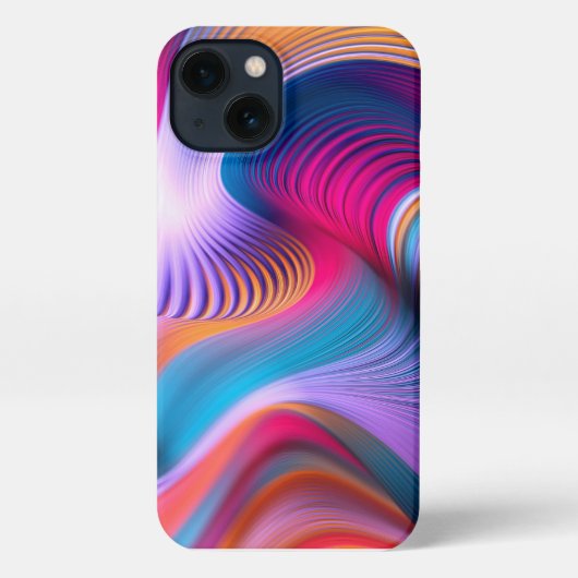 Telefoontas "Swirls of Color" iPhone Hoesje (Achterkant)