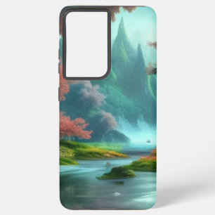 Telefoontas van Mystical Lake Samsung Galaxy Hoesje