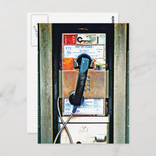 Telefoonvak Briefkaart (Voorkant / Achterkant)