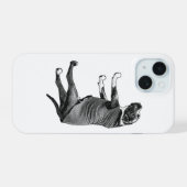 Telefoonvest, Kalme Beschermer iPhone 15 Case (Achterkant horizontaal)