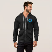 telefoonvormvrucht hoodie (Voorkant volledig)