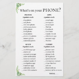 Telefoonvraag Spel 💍 Vrijgezellenfeest