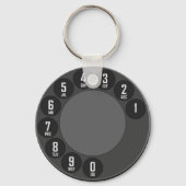 telefoonwijzerplaat keyring sleutelhanger (Voorkant)