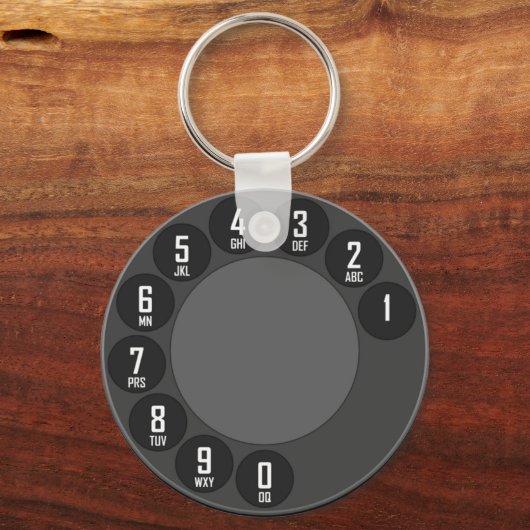 telefoonwijzerplaat keyring sleutelhanger (Voorkant)