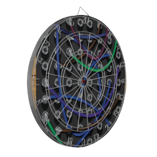 Telefoonwisselkabels Dartbord (Voorkant Links)