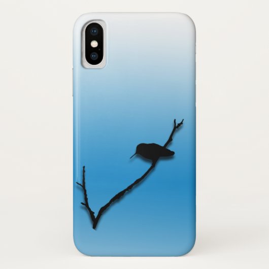 Telefoonzaak: Hummingbird tegen Blue Sky Case-Mate iPhone Case (Achterkant)
