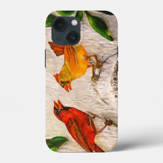 Telefoonzaak, Kardinalen Zingend uit liefde Case-Mate iPhone Case (Achterkant)