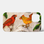 Telefoonzaak, Kardinalen Zingend uit liefde Case-Mate iPhone Case (Achterkant (horizontaal))
