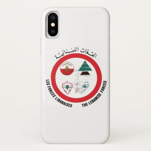 Telefoonzaak Libanese strijdkrachten Case-Mate iPhone Case (Achterkant)