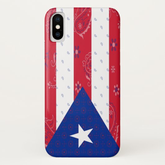 Telefoonzaak Puerto Rico - vlag Case-Mate iPhone Case (Achterkant)