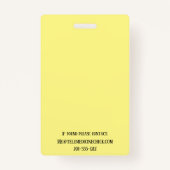 Telegeneeskunde Verpleegkundige Geel Badge (Achterkant)